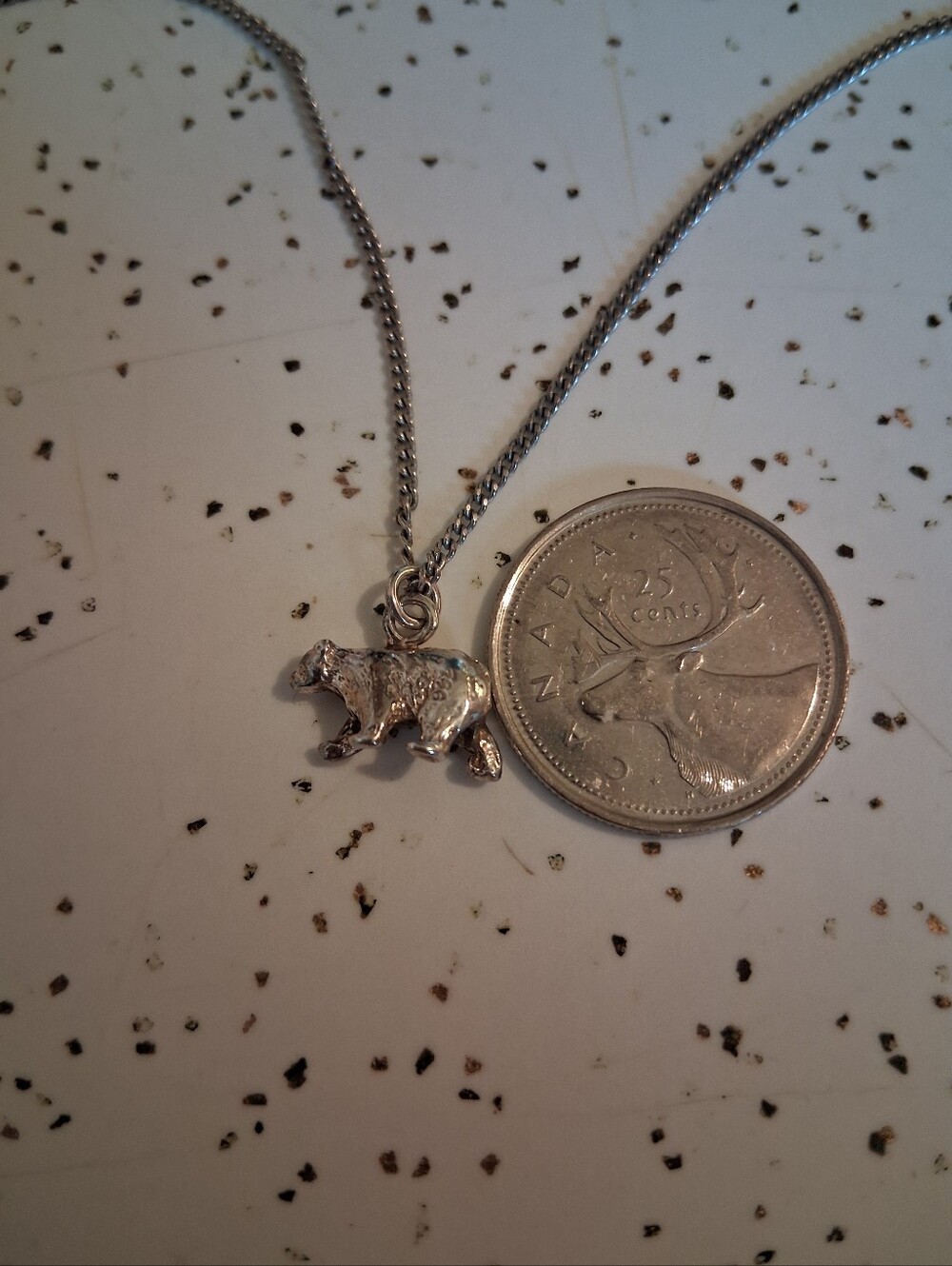 Sterling Silver Grizzly Bear Charm - Nature Jewelry Spirit Animal Totem - Picture 3 of 6
